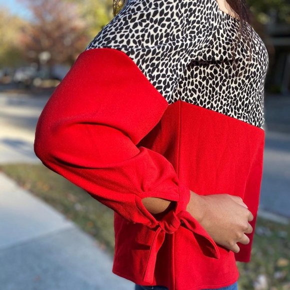 NWT Gorgeous Alfani Pink and Red Top/Blouse - Picture 2 of 5